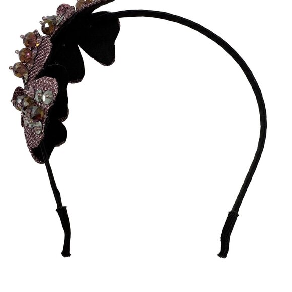 4 Headbands Pearl Floral & Bead Elegant Accessories  Various Occasions Preppy - Picture 5 of 7